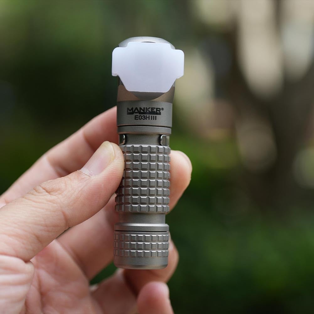 Amazon.co.jp: Manker E03H III チタン合金 1200ルーメン、6500K